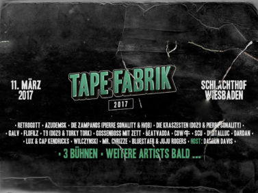 Line-Up Teil 1 / © Tapefabrik 2017