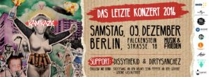 @ PILZ, Kamikaze Konzert Berlin 2016